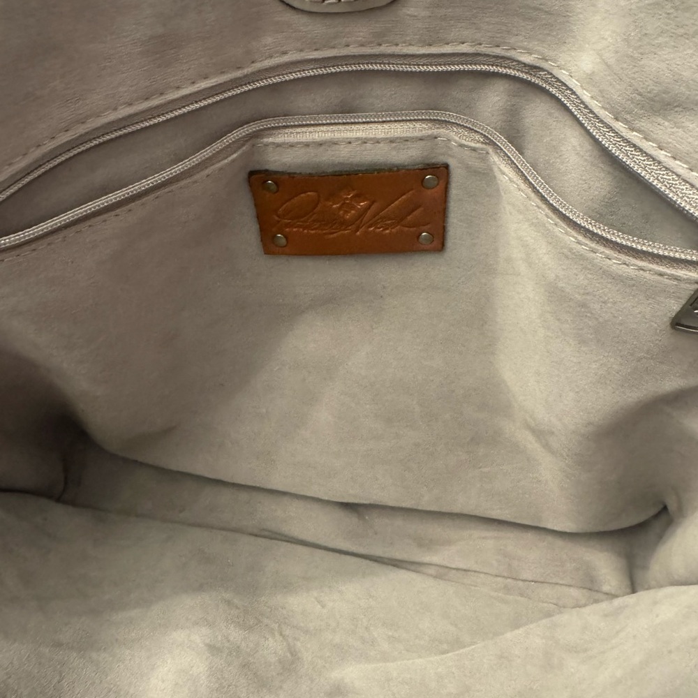 The Patricia Nash Leather Cutout Adeline Tote - Picture 7 of 9